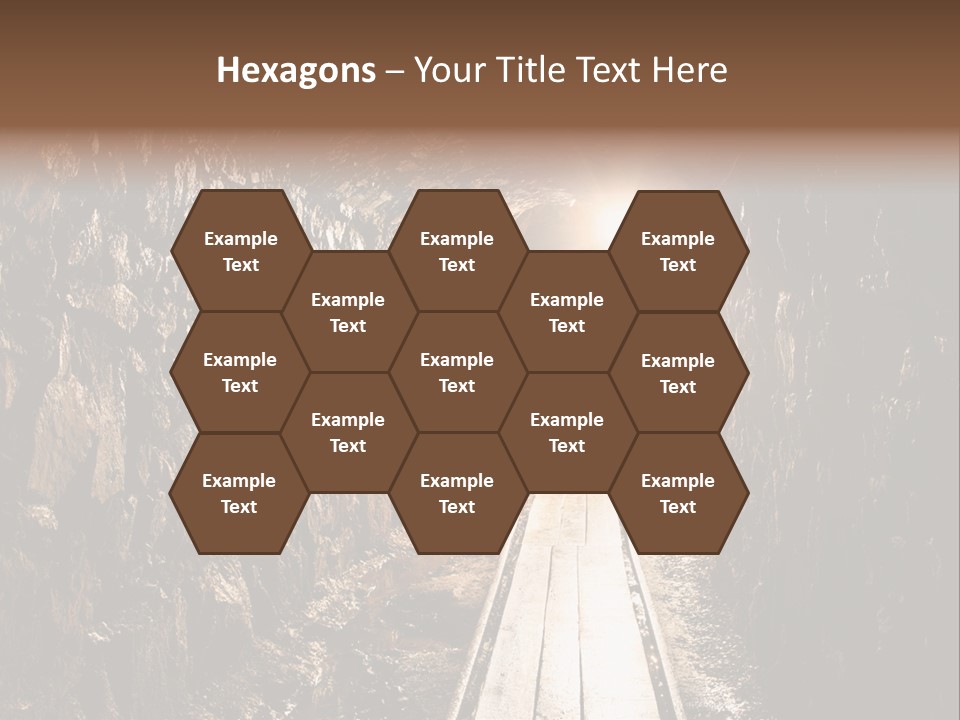 Underground Creepy Stone PowerPoint Template