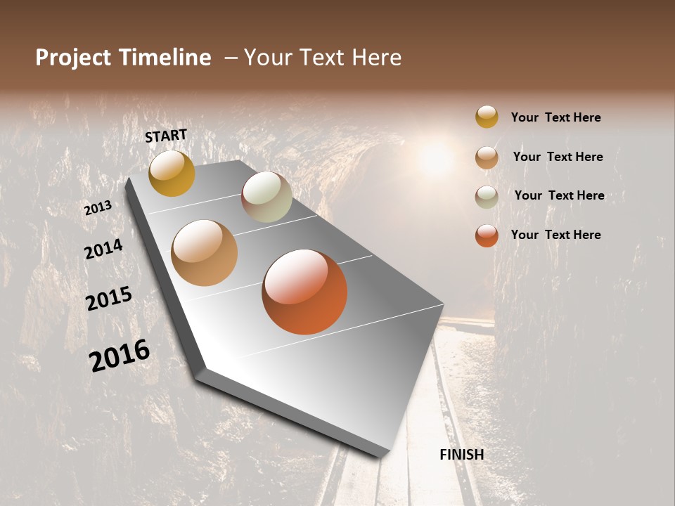 Underground Creepy Stone PowerPoint Template