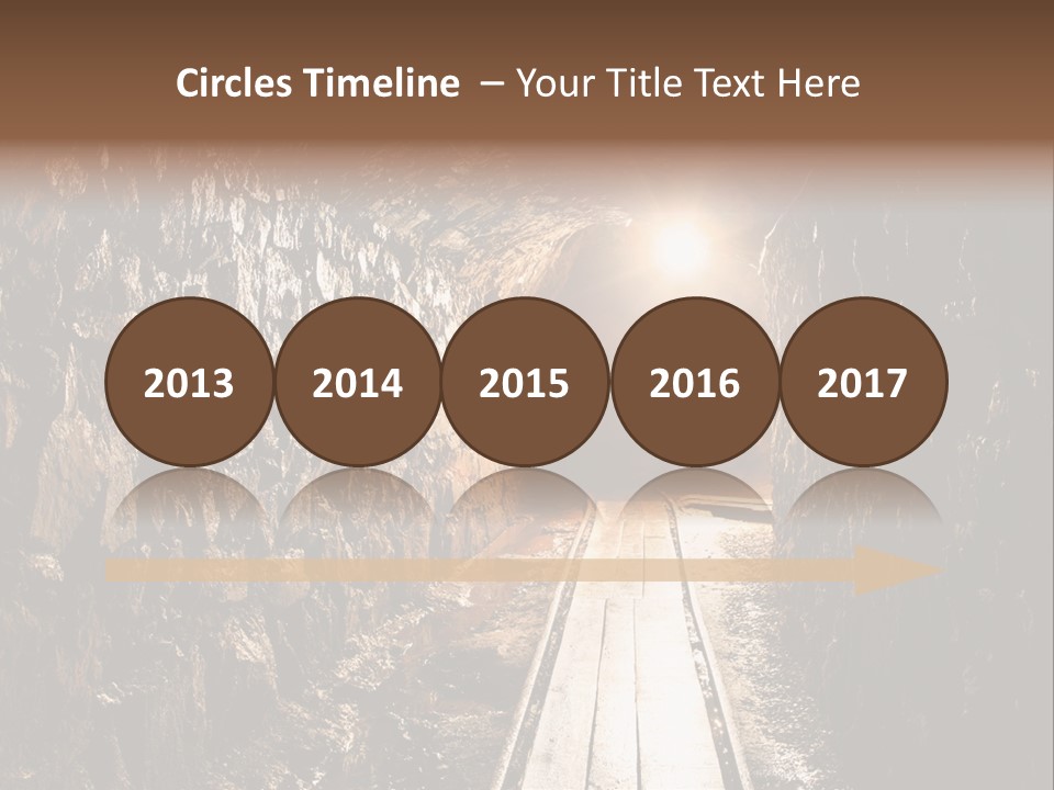 Underground Creepy Stone PowerPoint Template