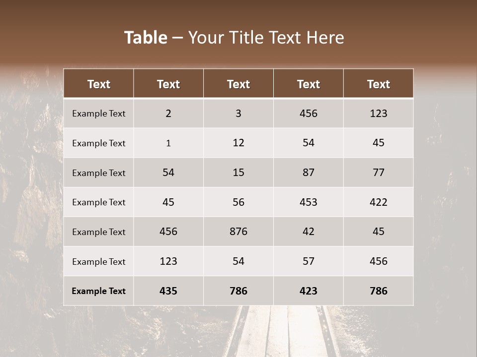 Underground Creepy Stone PowerPoint Template
