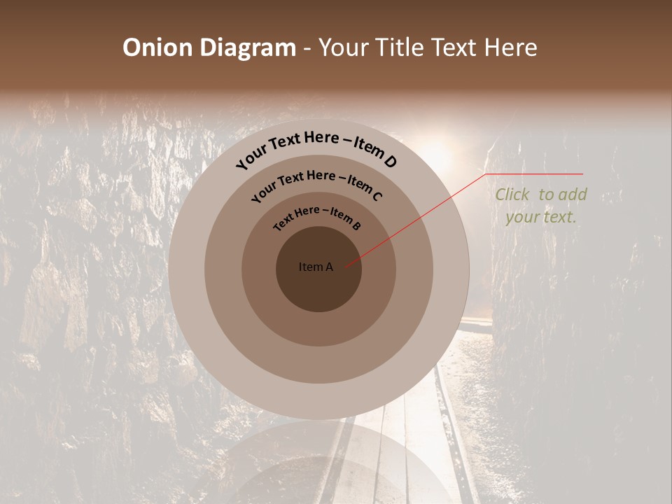 Underground Creepy Stone PowerPoint Template