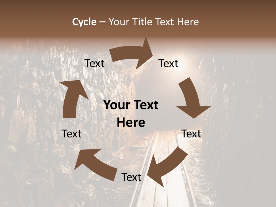 Underground Creepy Stone PowerPoint Template