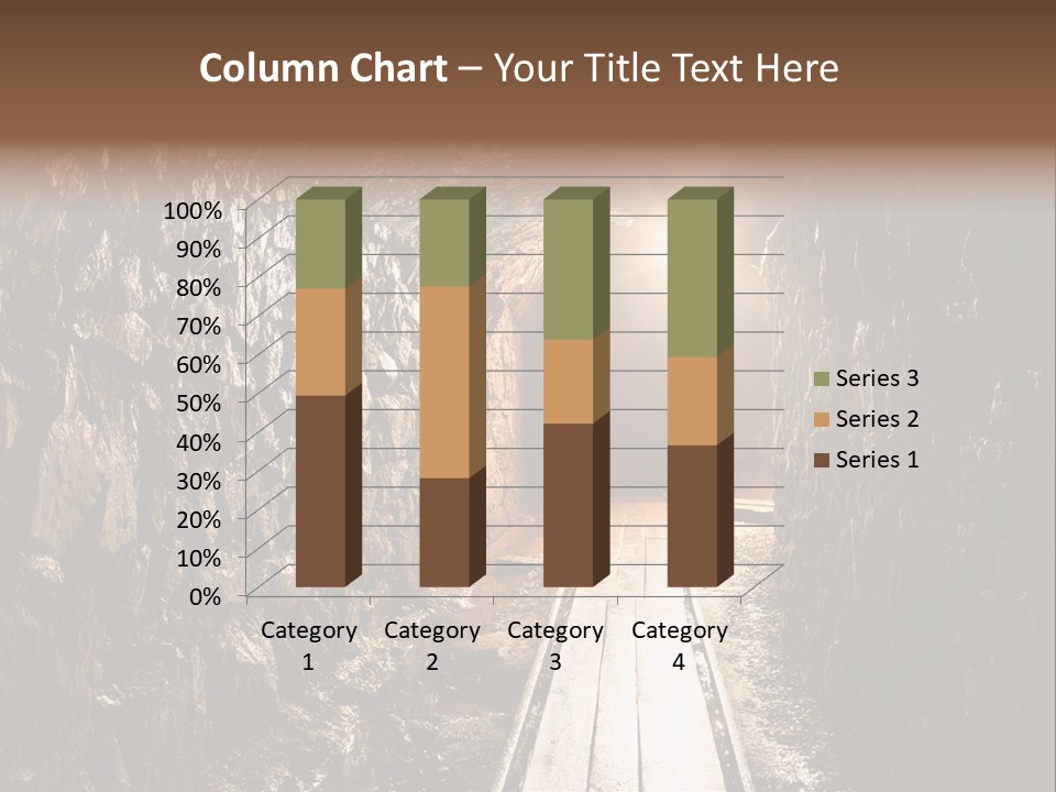 Underground Creepy Stone PowerPoint Template