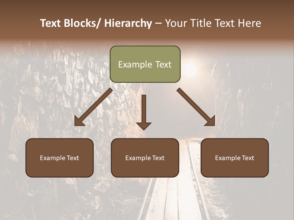 Underground Creepy Stone PowerPoint Template