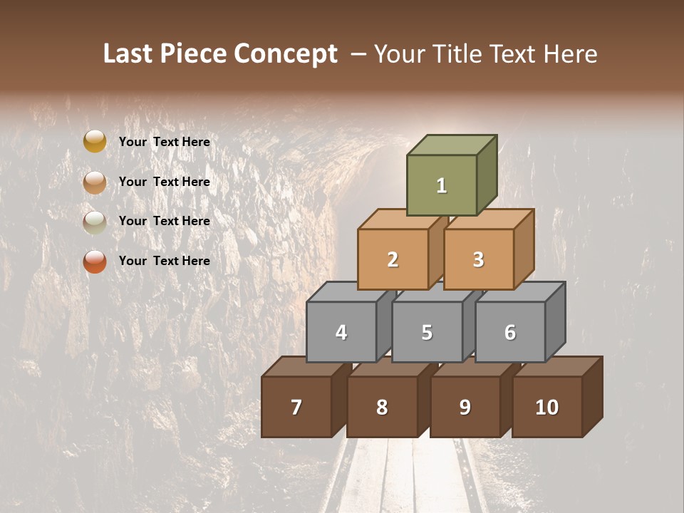 Underground Creepy Stone PowerPoint Template