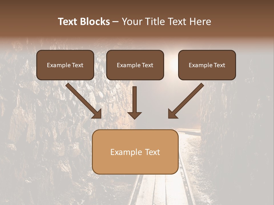 Underground Creepy Stone PowerPoint Template