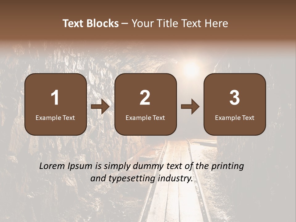 Underground Creepy Stone PowerPoint Template