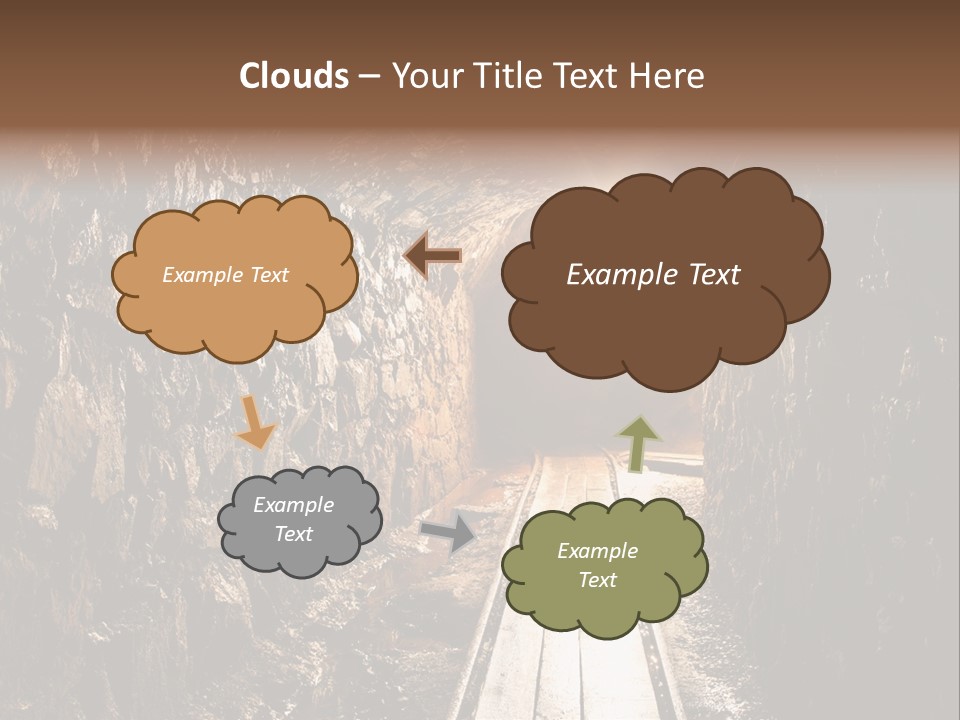 Underground Creepy Stone PowerPoint Template