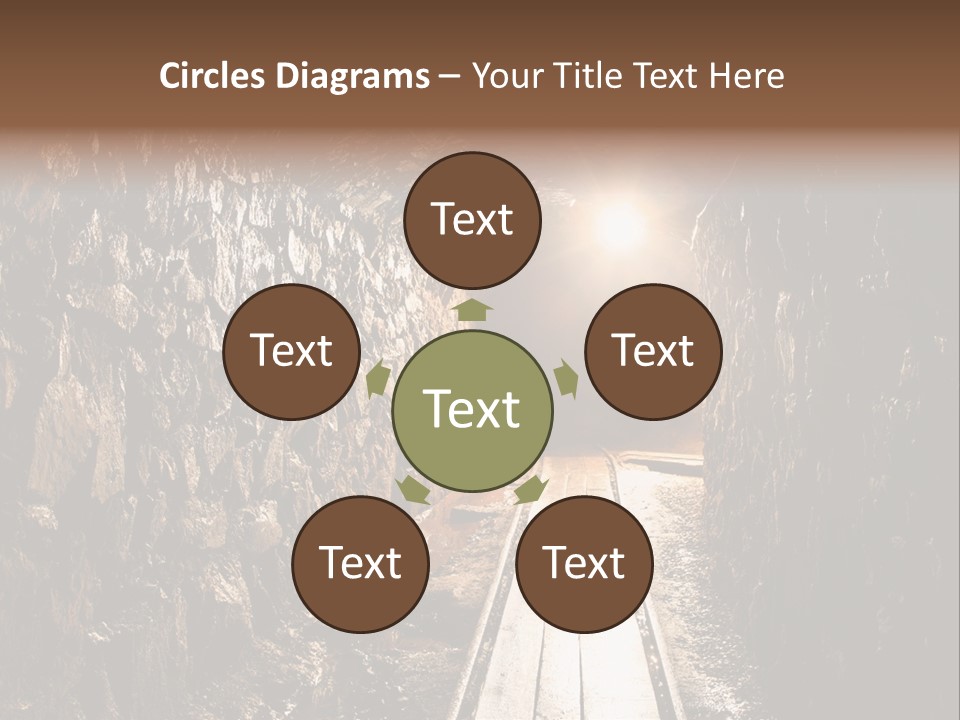 Underground Creepy Stone PowerPoint Template