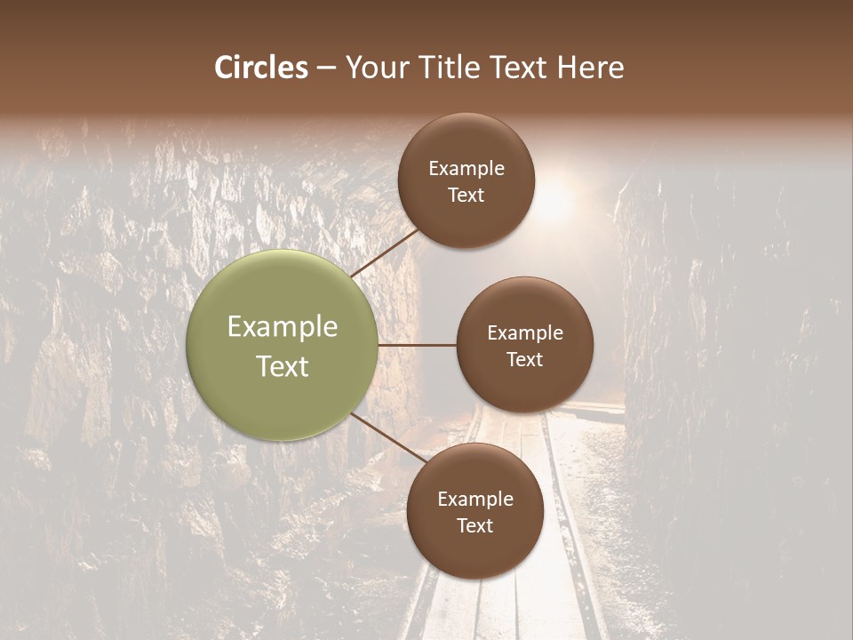 Underground Creepy Stone PowerPoint Template