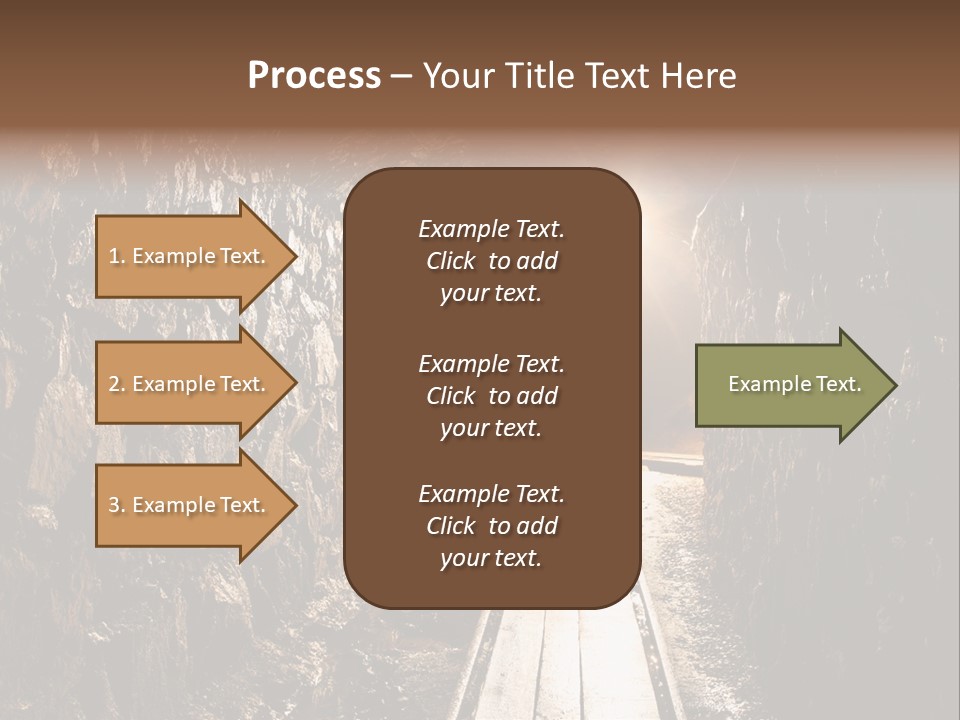 Underground Creepy Stone PowerPoint Template