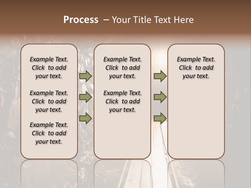 Underground Creepy Stone PowerPoint Template