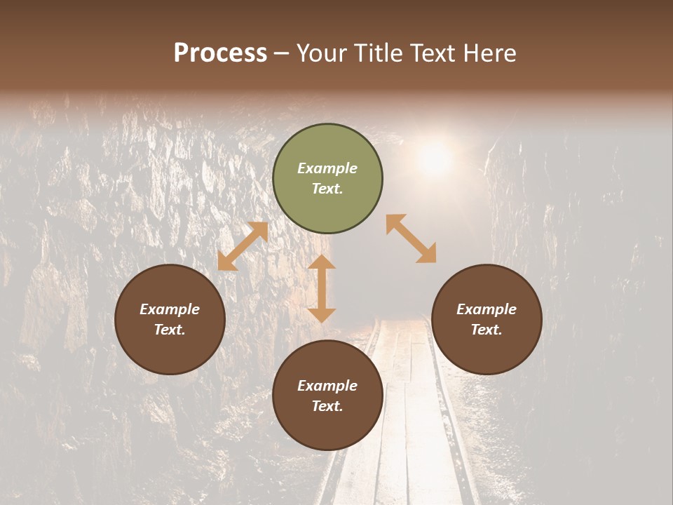 Underground Creepy Stone PowerPoint Template