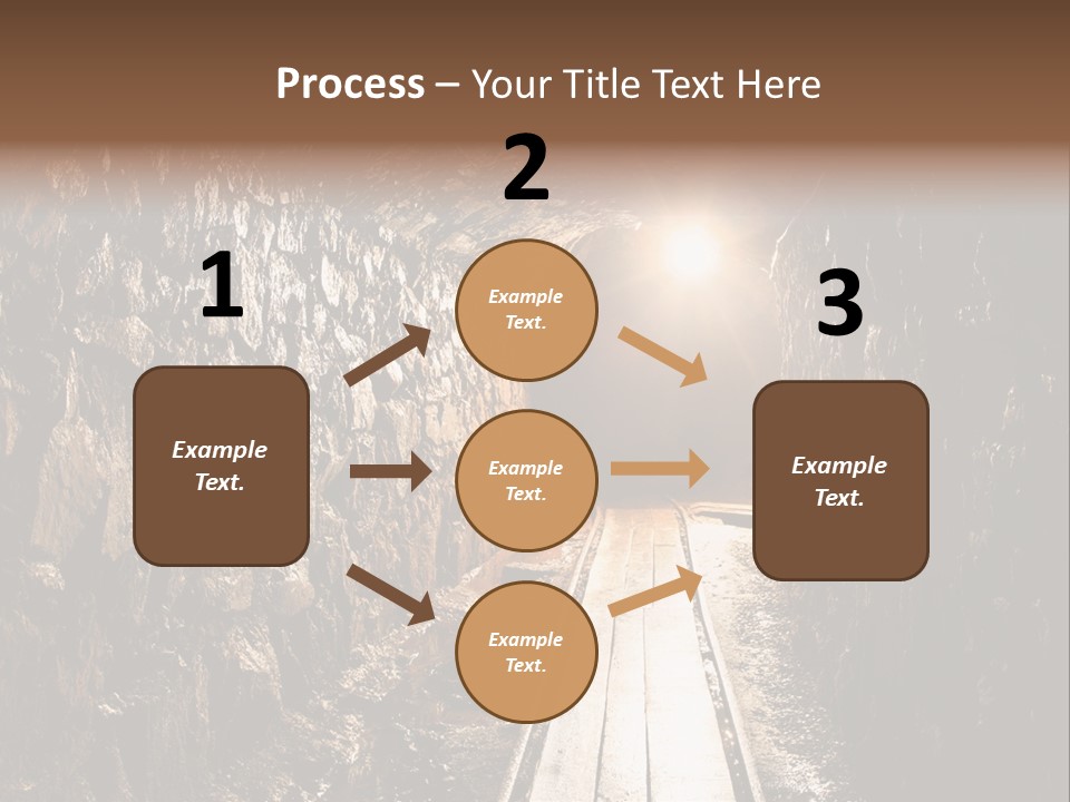 Underground Creepy Stone PowerPoint Template