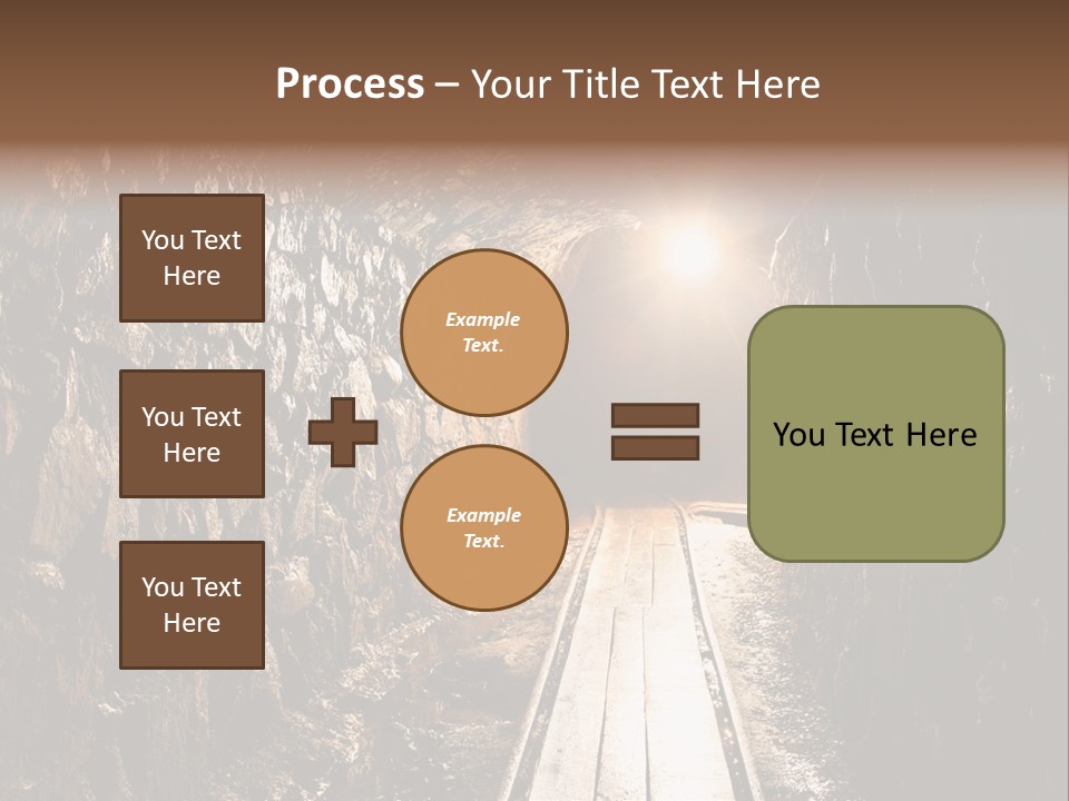 Underground Creepy Stone PowerPoint Template
