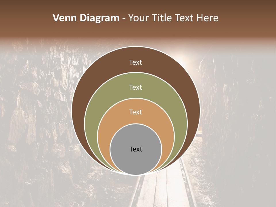 Underground Creepy Stone PowerPoint Template