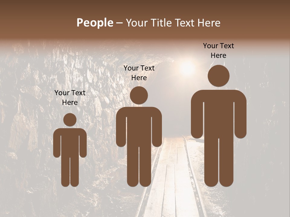 Underground Creepy Stone PowerPoint Template