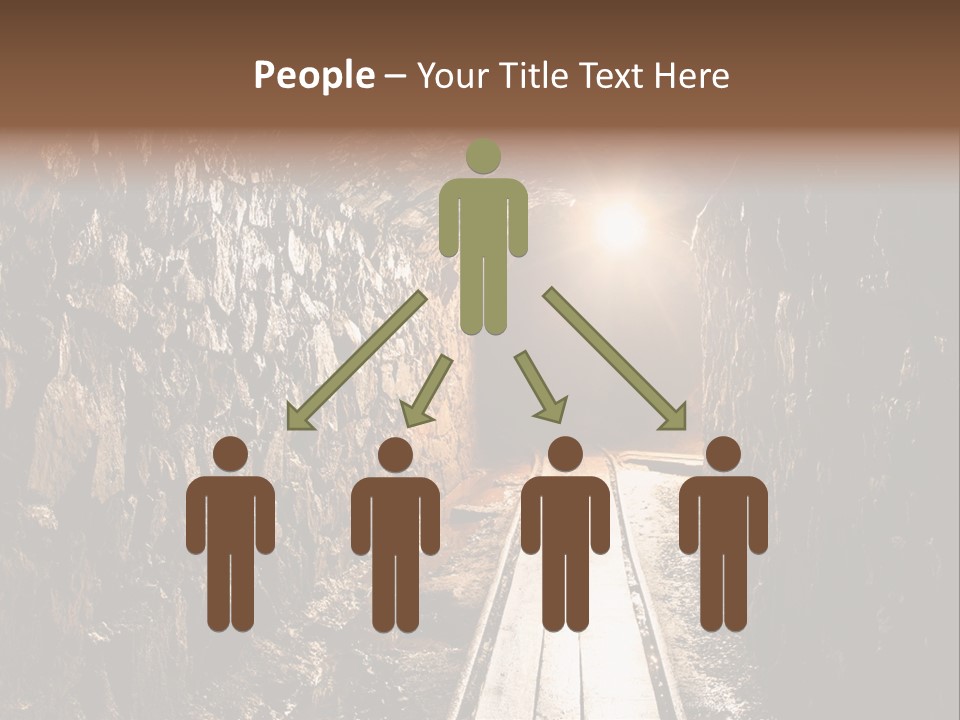 Underground Creepy Stone PowerPoint Template