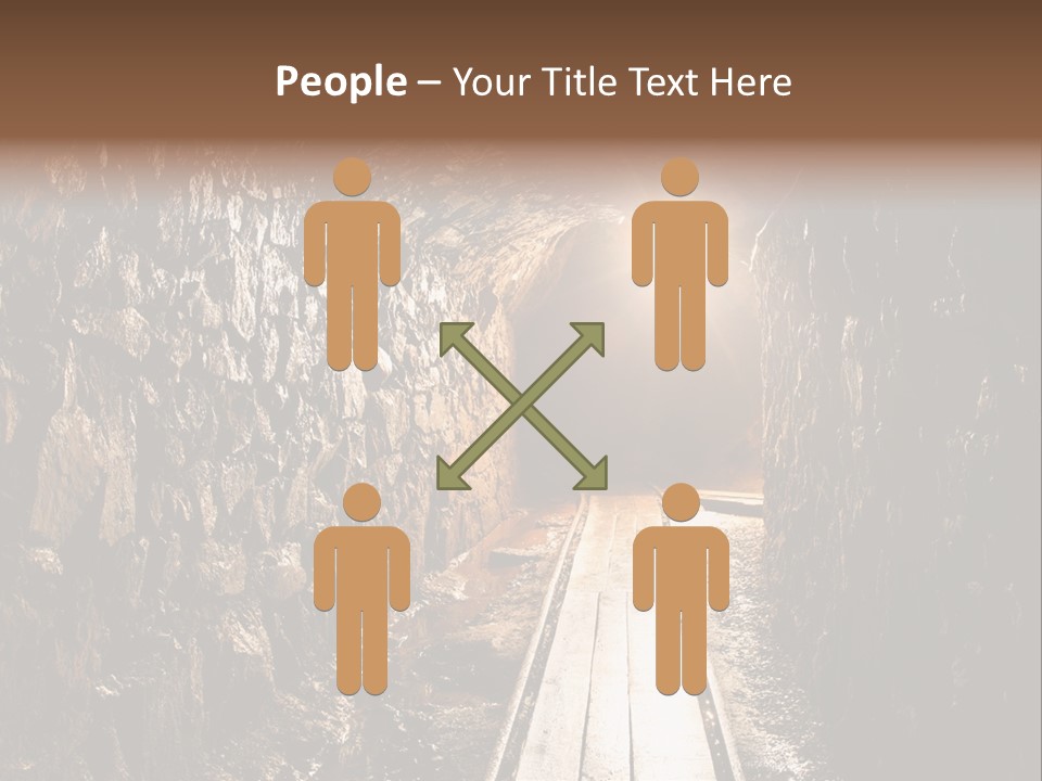 Underground Creepy Stone PowerPoint Template
