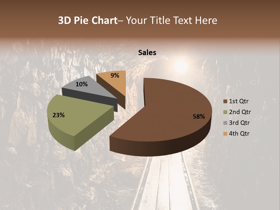 Underground Creepy Stone PowerPoint Template