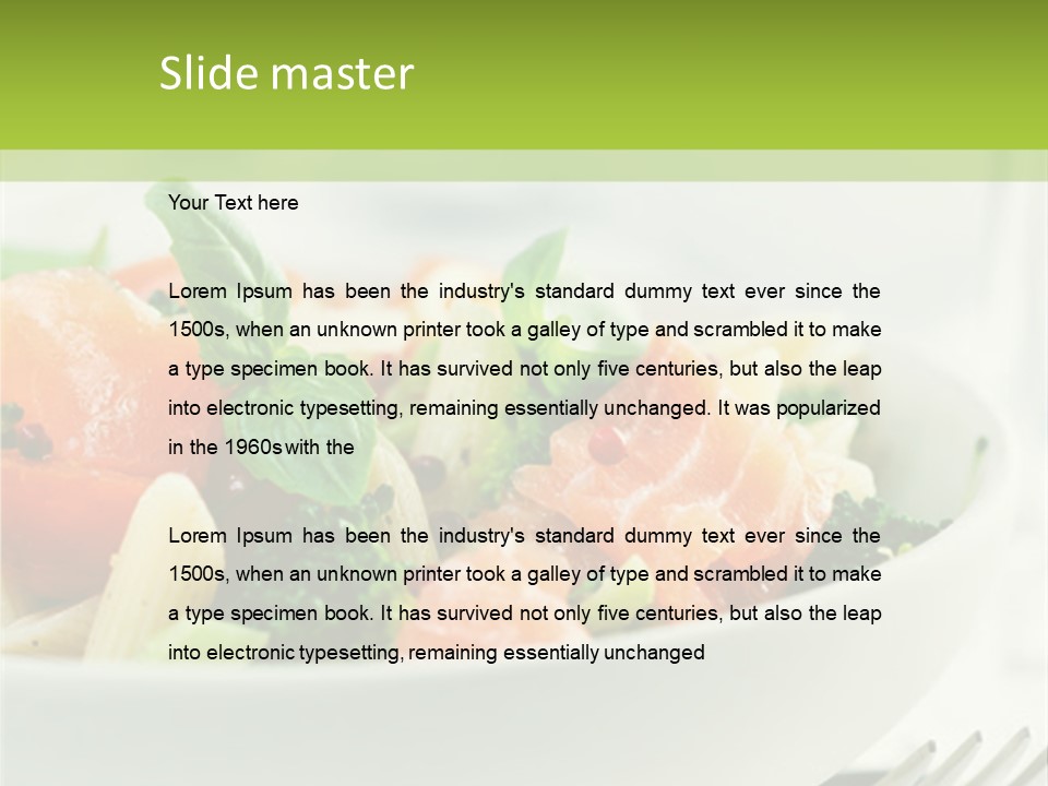 Pasta Pink Pepper Bowl PowerPoint Template