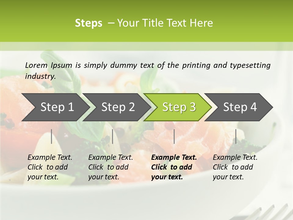 Pasta Pink Pepper Bowl PowerPoint Template