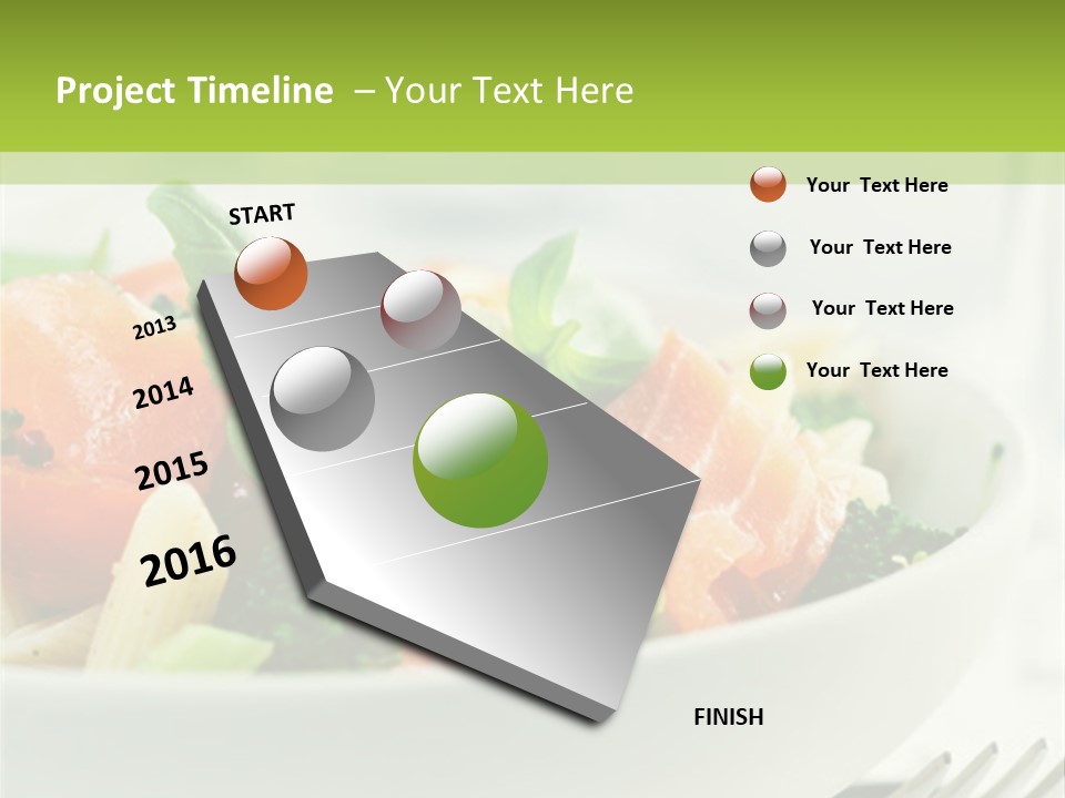 Pasta Pink Pepper Bowl PowerPoint Template