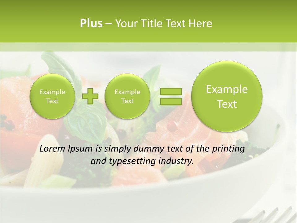 Pasta Pink Pepper Bowl PowerPoint Template