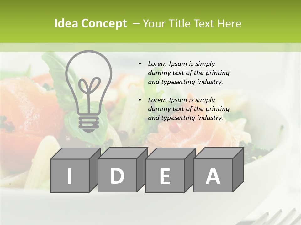 Pasta Pink Pepper Bowl PowerPoint Template