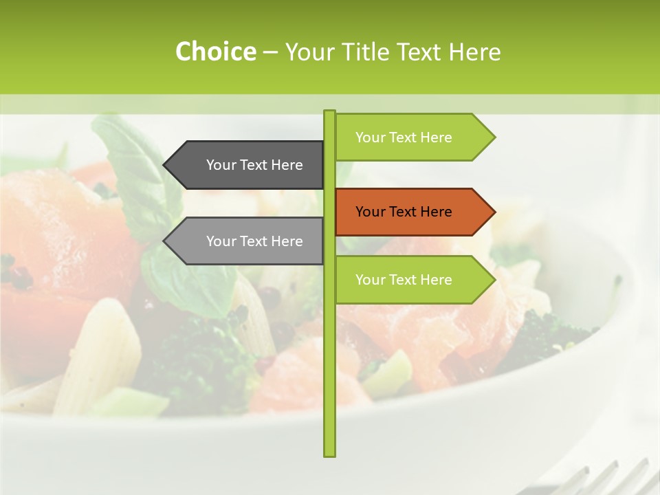 Pasta Pink Pepper Bowl PowerPoint Template