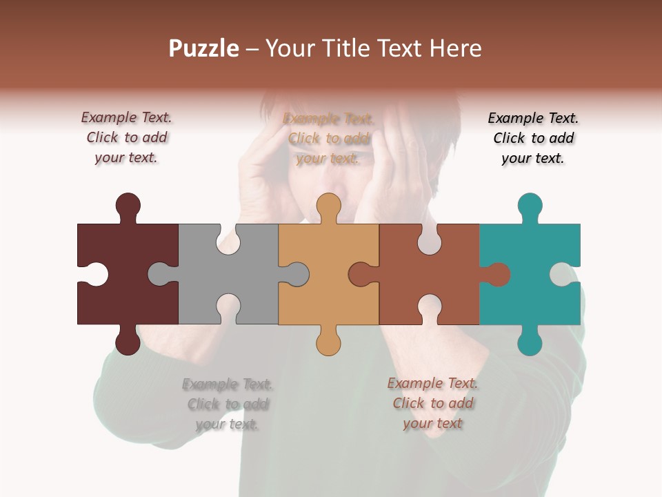 Depression Isolated Casual PowerPoint Template