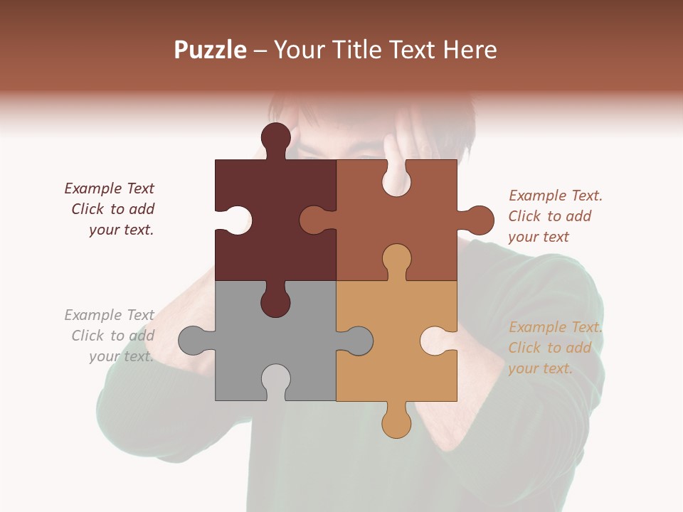 Depression Isolated Casual PowerPoint Template