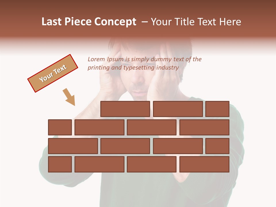 Depression Isolated Casual PowerPoint Template