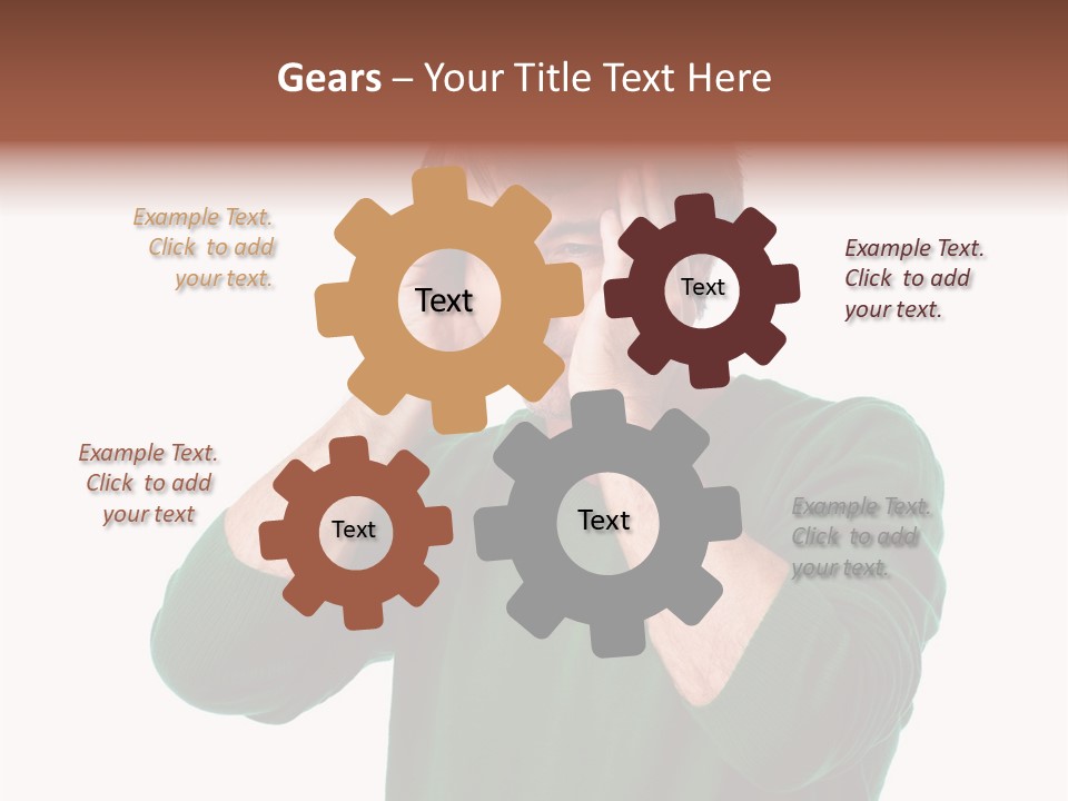 Depression Isolated Casual PowerPoint Template