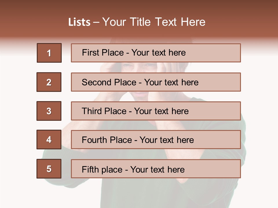 Depression Isolated Casual PowerPoint Template