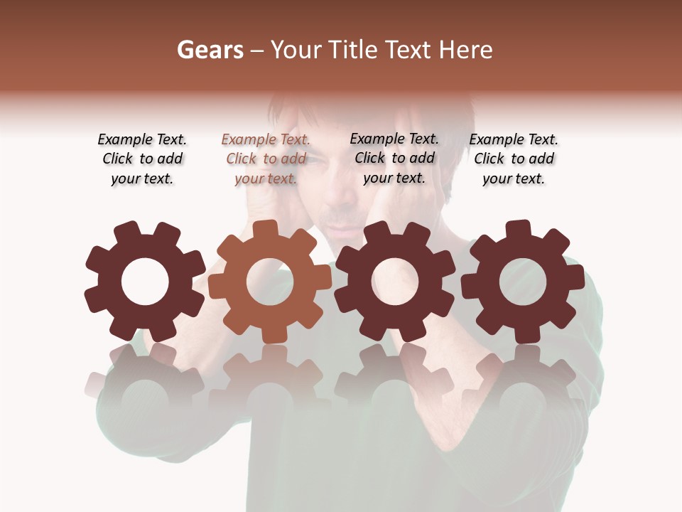 Depression Isolated Casual PowerPoint Template