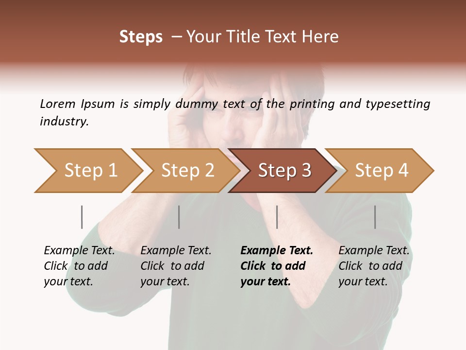 Depression Isolated Casual PowerPoint Template
