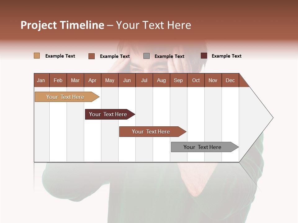 Depression Isolated Casual PowerPoint Template