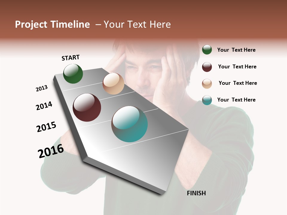 Depression Isolated Casual PowerPoint Template