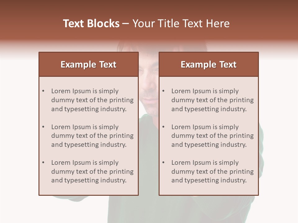 Depression Isolated Casual PowerPoint Template