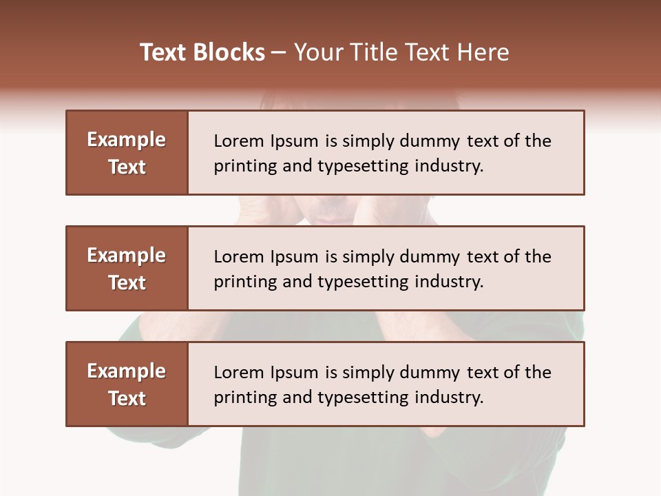 Depression Isolated Casual PowerPoint Template
