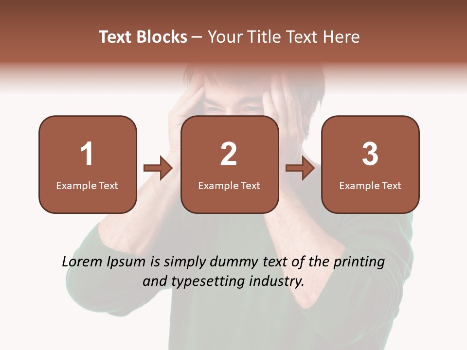 Depression Isolated Casual PowerPoint Template