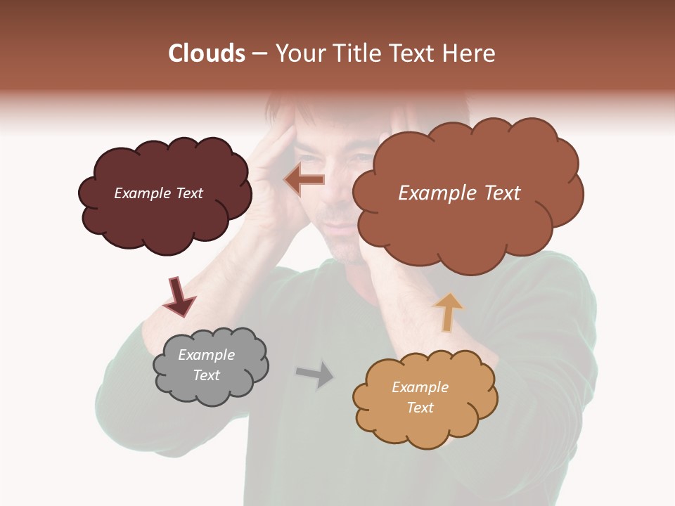 Depression Isolated Casual PowerPoint Template