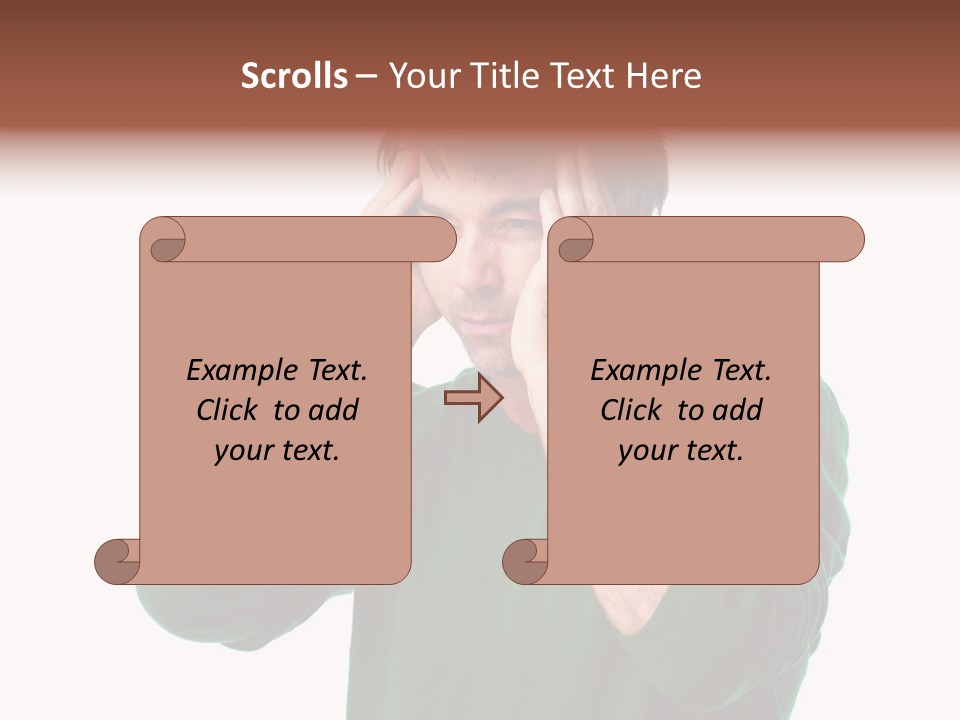 Depression Isolated Casual PowerPoint Template