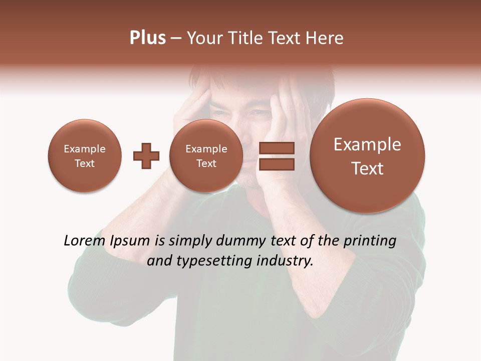 Depression Isolated Casual PowerPoint Template