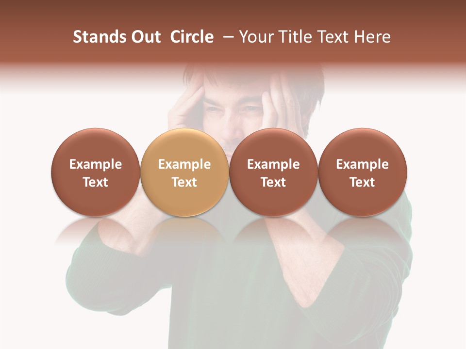 Depression Isolated Casual PowerPoint Template