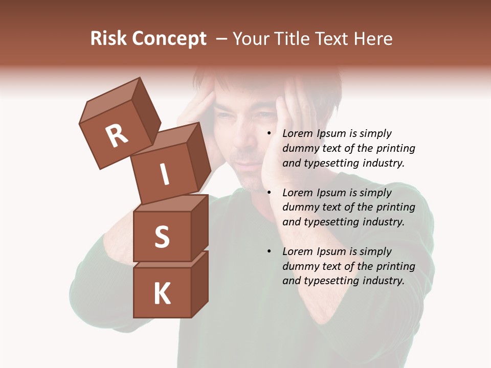 Depression Isolated Casual PowerPoint Template