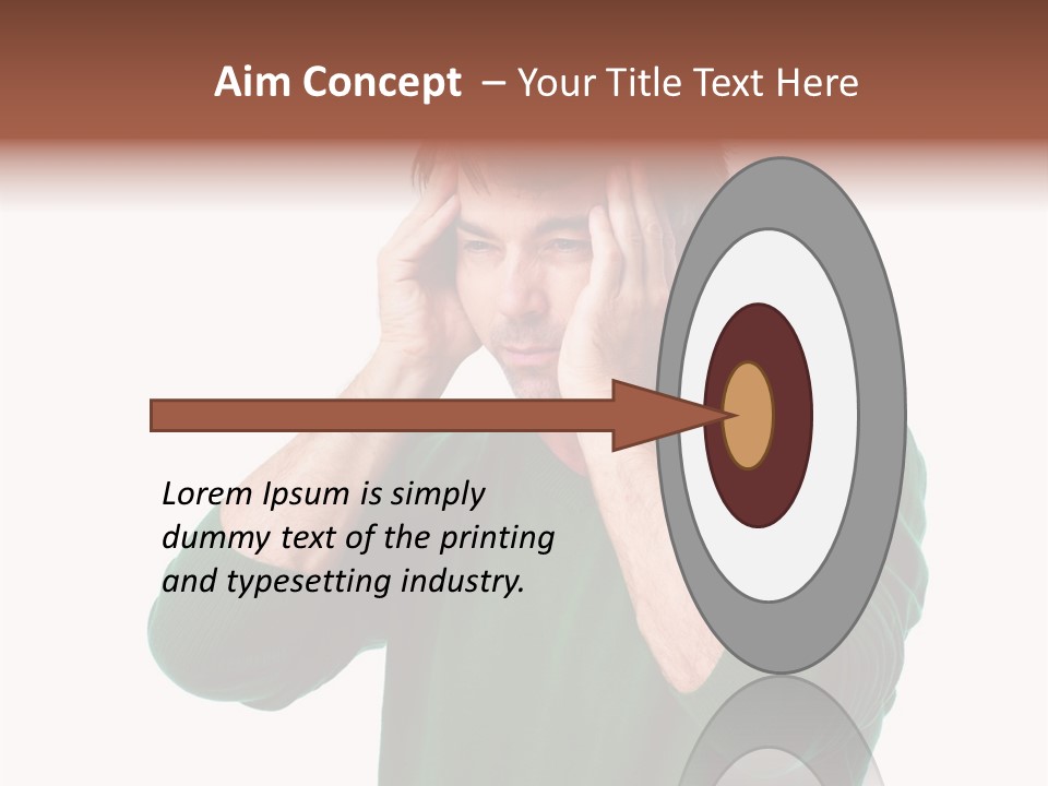 Depression Isolated Casual PowerPoint Template