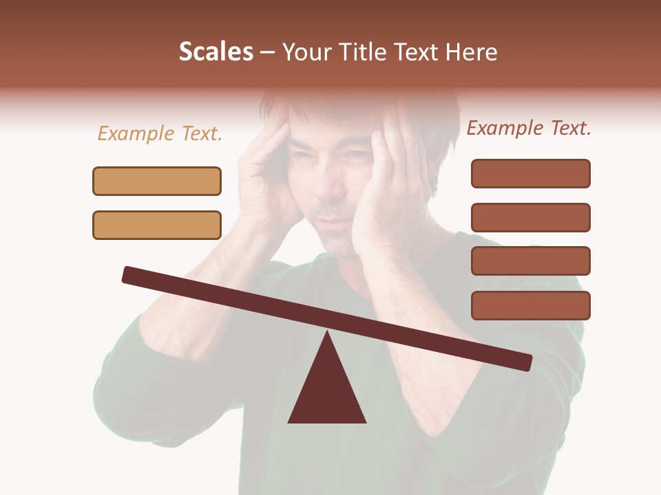 Depression Isolated Casual PowerPoint Template