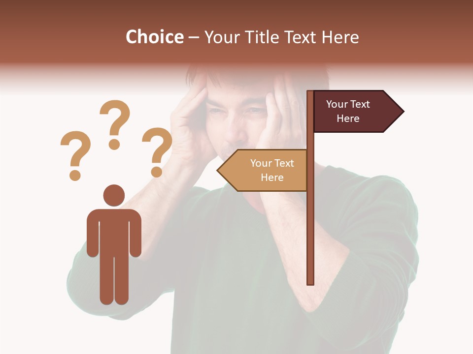 Depression Isolated Casual PowerPoint Template